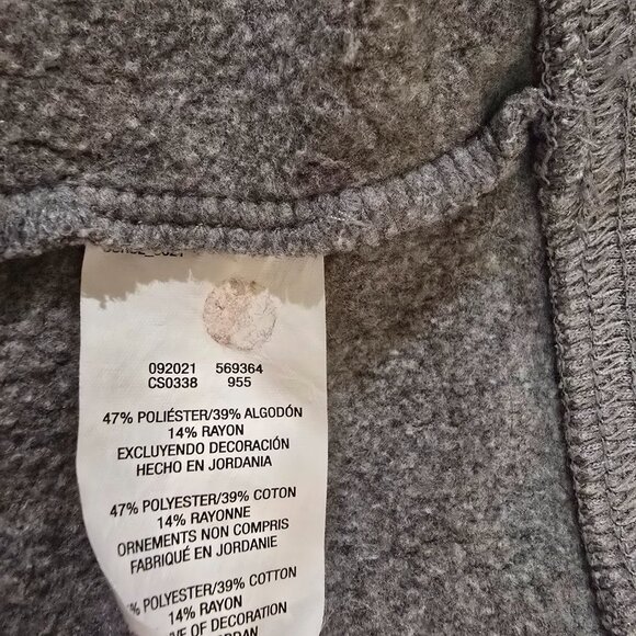 Tusculum Pioneers Men's Champion 1/4 Zip Pullover Sweatshirt Gray Size Large - Picture 8 of 8